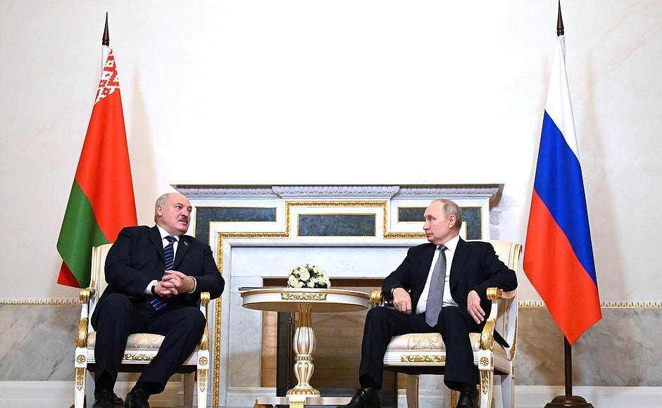 Встреча с Президентом Белоруссии Александром Лукашенко.